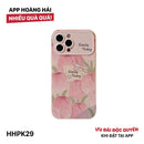 HHPK29 ပန်းရောင် Tulip Patterned Case 