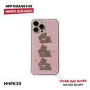 HHPK39 ပန်းရောင် Rabbit Mirror Case 