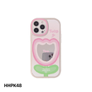 HHPK48 Mirrored Tulip Pattern ဖုန်း Case 