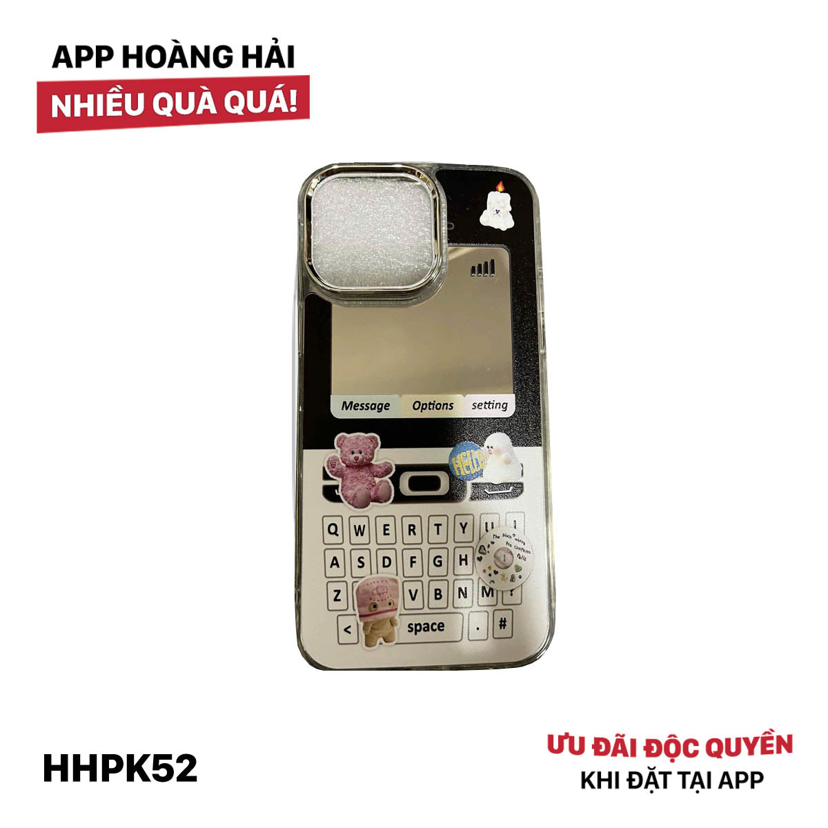 HHPK52 ချစ်စရာကီးဘုတ်ဖုန်း case 