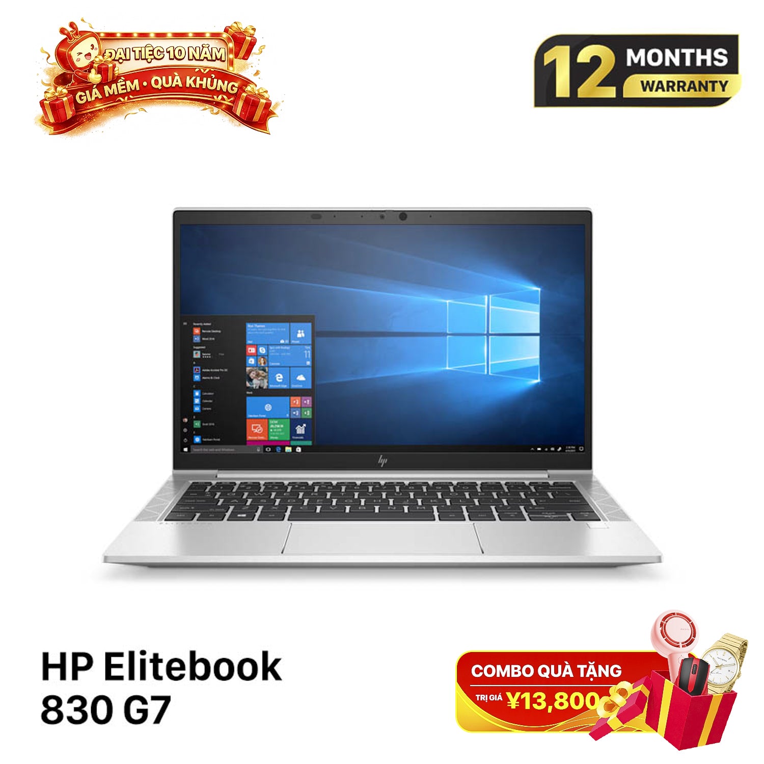 HP EliteBook 830 G7 13.3" i7 - 10510U/ 16GB RAM/ 512GB SSD BPTN ပုံစံအသစ် 