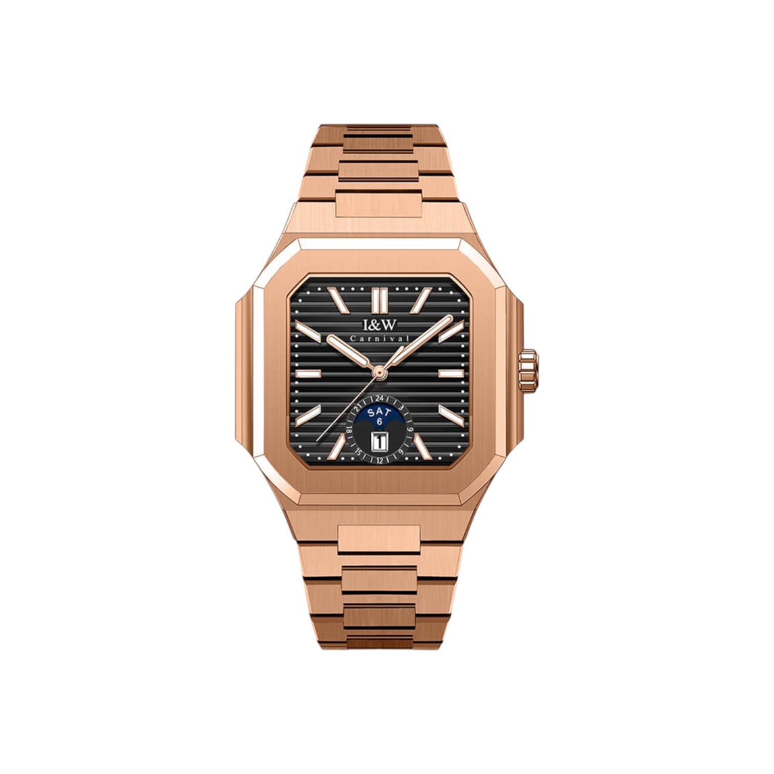 Đồng hồ cơ I&W Carnival Executive Steel IW55875 - IW55876