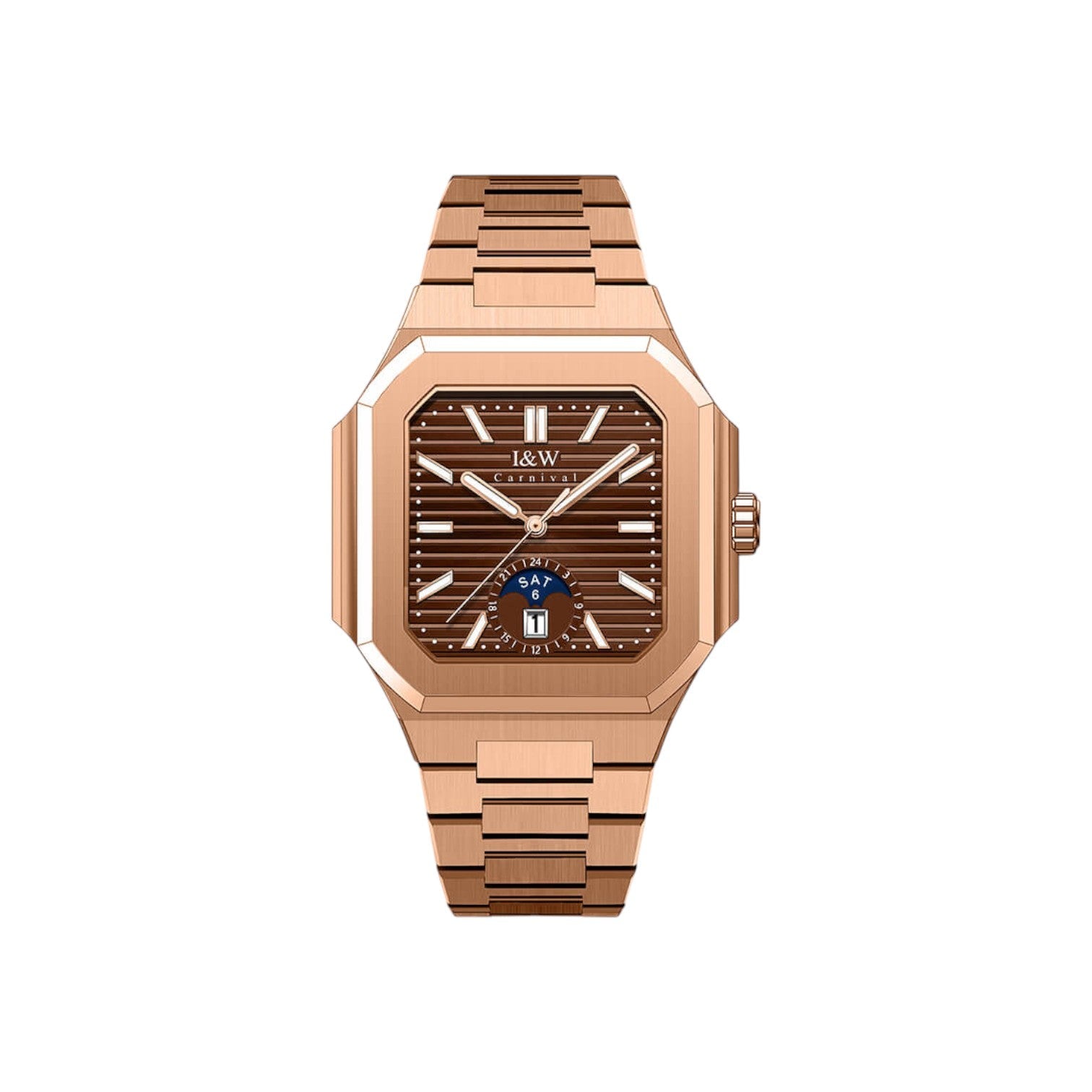 Đồng hồ cơ I&W Carnival Executive Steel IW55875 - IW55876