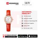 I&W Carnival IW593L အမျိုးသမီး ကွာ့ဇ်နာရီ - ကုန်ပစ္စည်းရှိသော်လည်း ဘက်ထရီကုန်သွားသောပြဿနာကြောင့် ဝှက်ထားနိုင်ပါသည်။