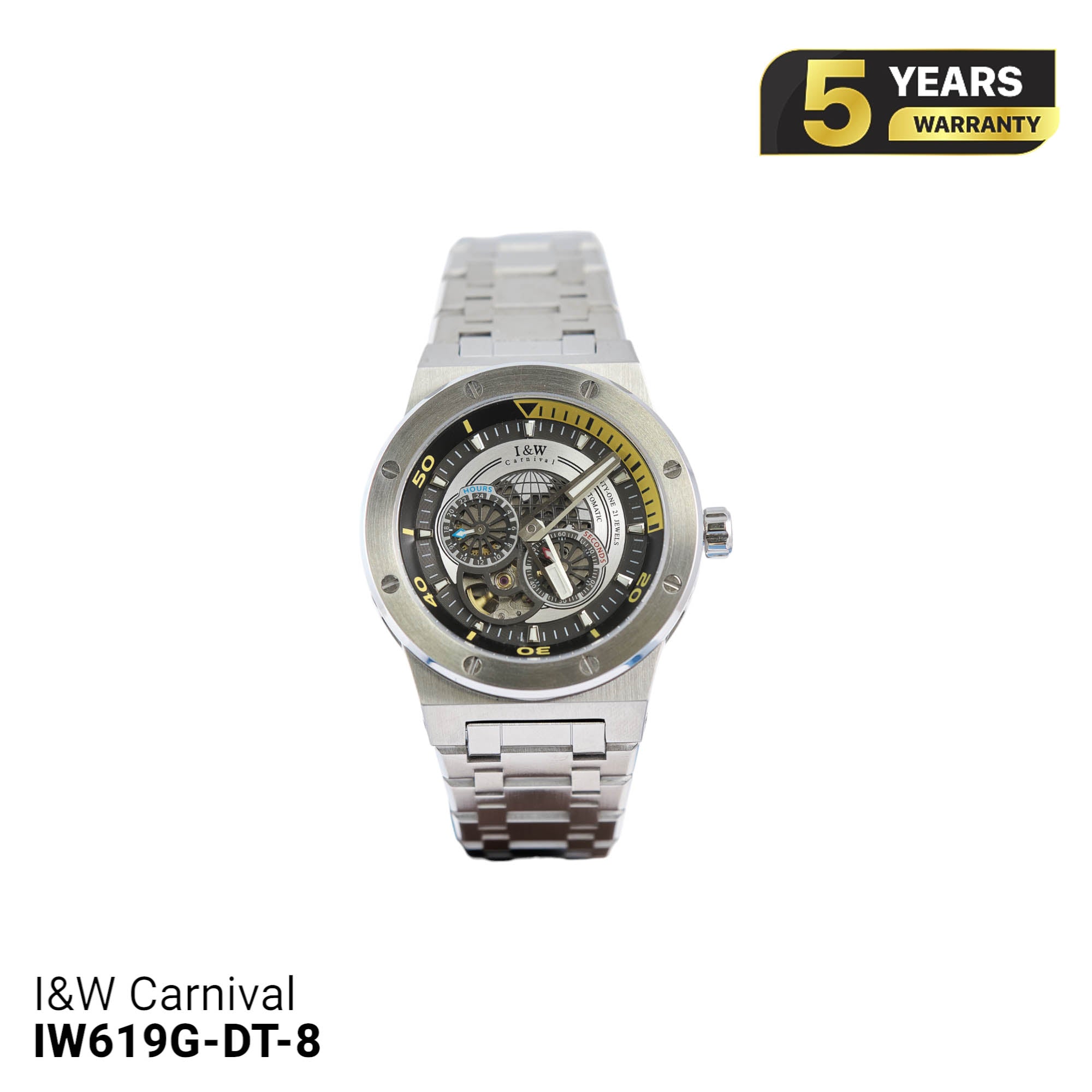 I&W Carnival Bumblebee IW619 စက်ပိုင်းဆိုင်ရာနာရီ