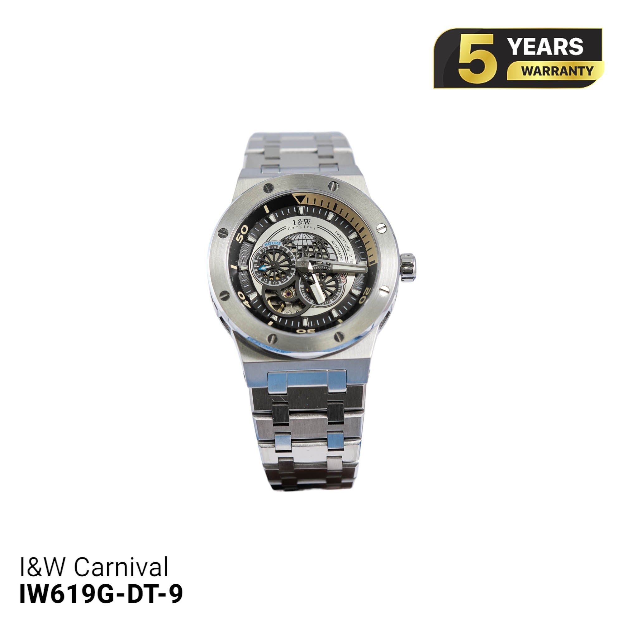 I&W Carnival Bumblebee IW619 စက်ပိုင်းဆိုင်ရာနာရီ