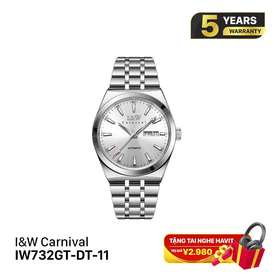 I&W Carnival Extraordinary Master IW732G စက်ပိုင်းဆိုင်ရာနာရီ