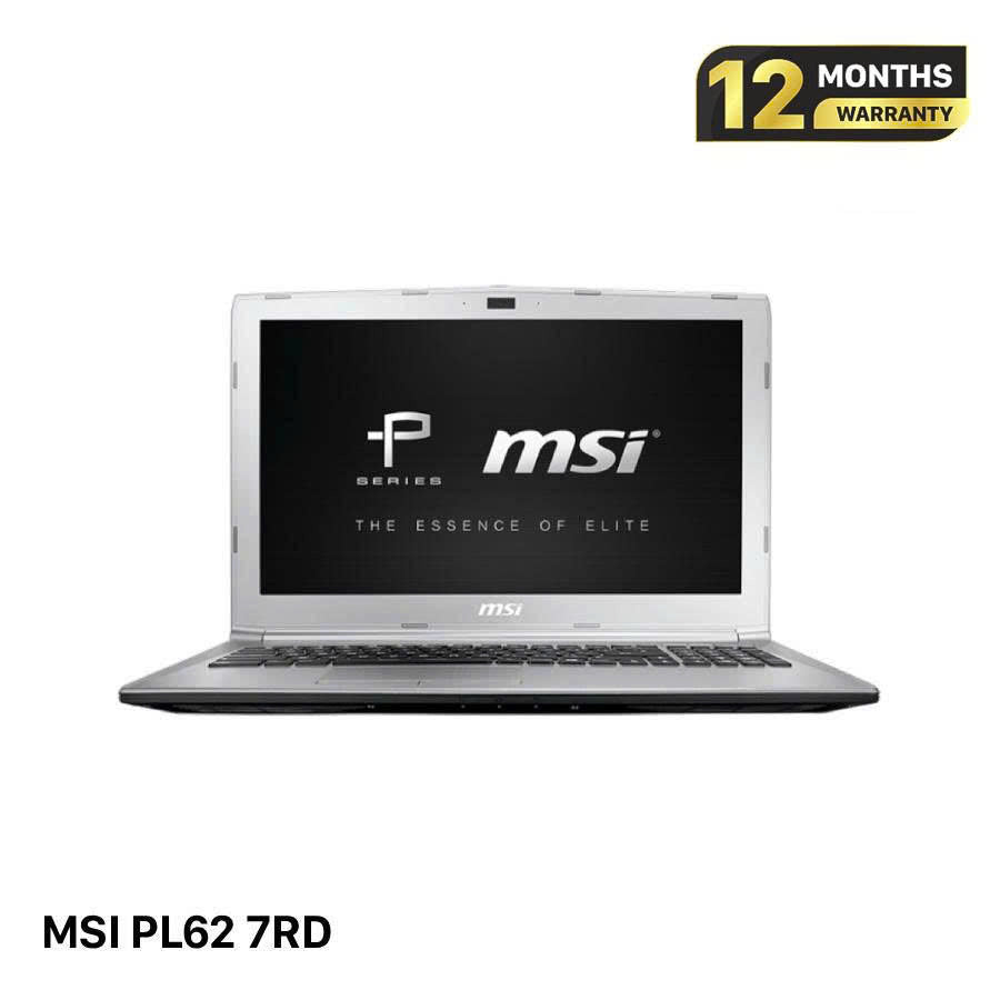 MSI PL62 7RD 15.6" I7 - 7500U/ RAM 8GB/ SSD 512GB VGA GTX 1050 BPTN အသစ်ကဲ့သို့ (ကင်မရာမပါ) 