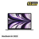 Macbook Air 2022 13.6လက်မ မီးခိုးရောင် M2/ RAM 8GB/ SSD 256GB ဘက်ထရီ 94% BPTA 115 ကြိမ် အားသွင်း 