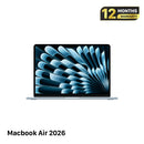 Macbook Air 2025 13.6လက်မ Apple M4/RAM 16GB/SSD 256GB Original Box BPTN 