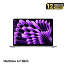 Macbook Air 2024 13.6 in White Apple M3/ RAM 8GB/ SSD 512GB 99% ဘက်ထရီ 100% 11 ကြိမ် BPTN 