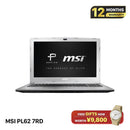MSI PL62 7RD 15.6" I7 - 7500U/ RAM 8GB/ SSD 512GB VGA GTX 1050 BPTN အသစ်ကဲ့သို့ (ကင်မရာမပါ) 