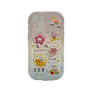 ဖောင်းကြွကျက်သရေရှိသော HHPK47 Wave-edged ဖုန်းအိတ် 