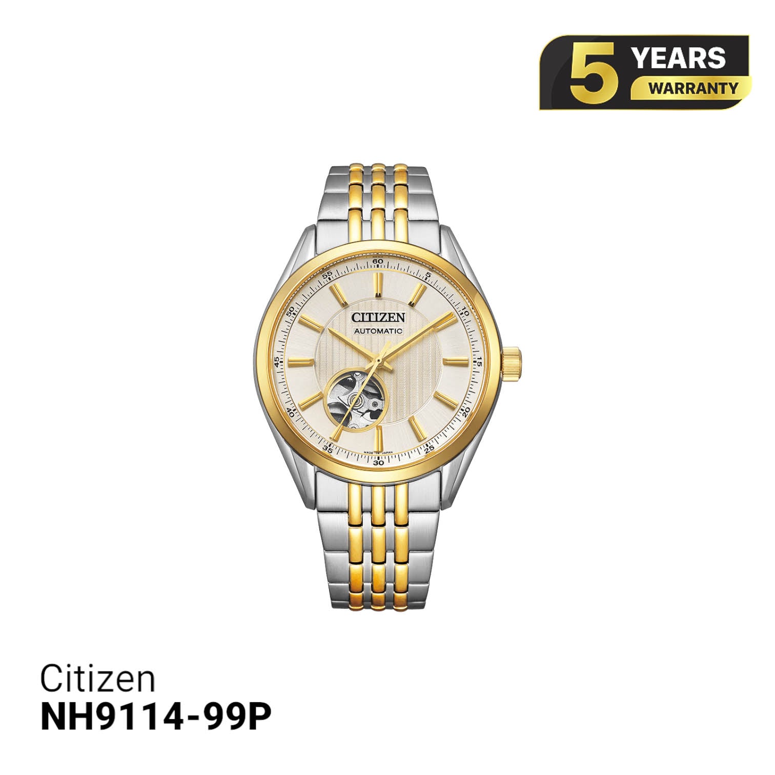 Citizen NH9114-99P စက်ပိုင်းဆိုင်ရာနာရီ