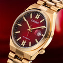 Citizen Tsuyosa စက်ပိုင်းဆိုင်ရာ နှင်းဆီနီ NJ0153-82X နာရီ
