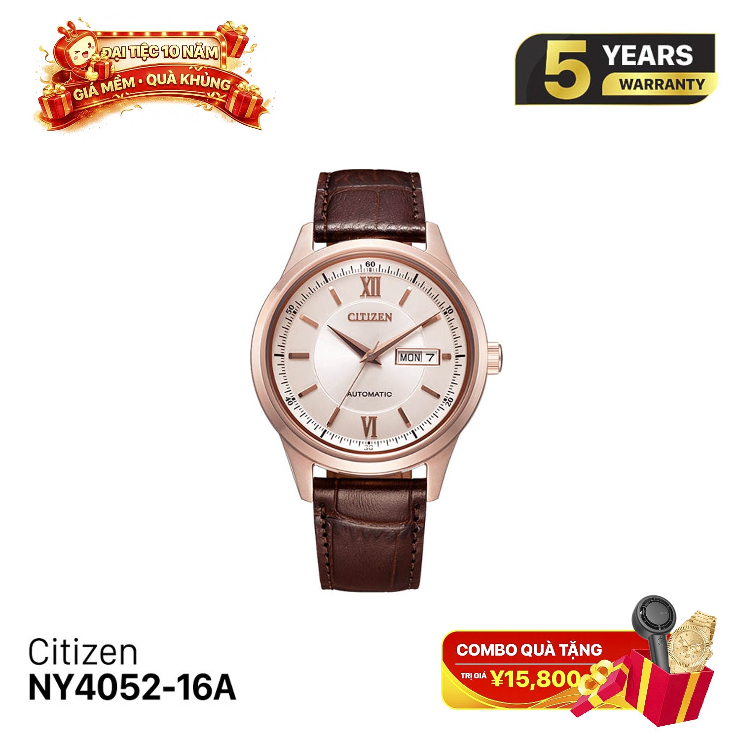 Citizen NY4052-16A စက်ပိုင်းဆိုင်ရာနာရီ - မှာယူမှုများလက်ခံသည်