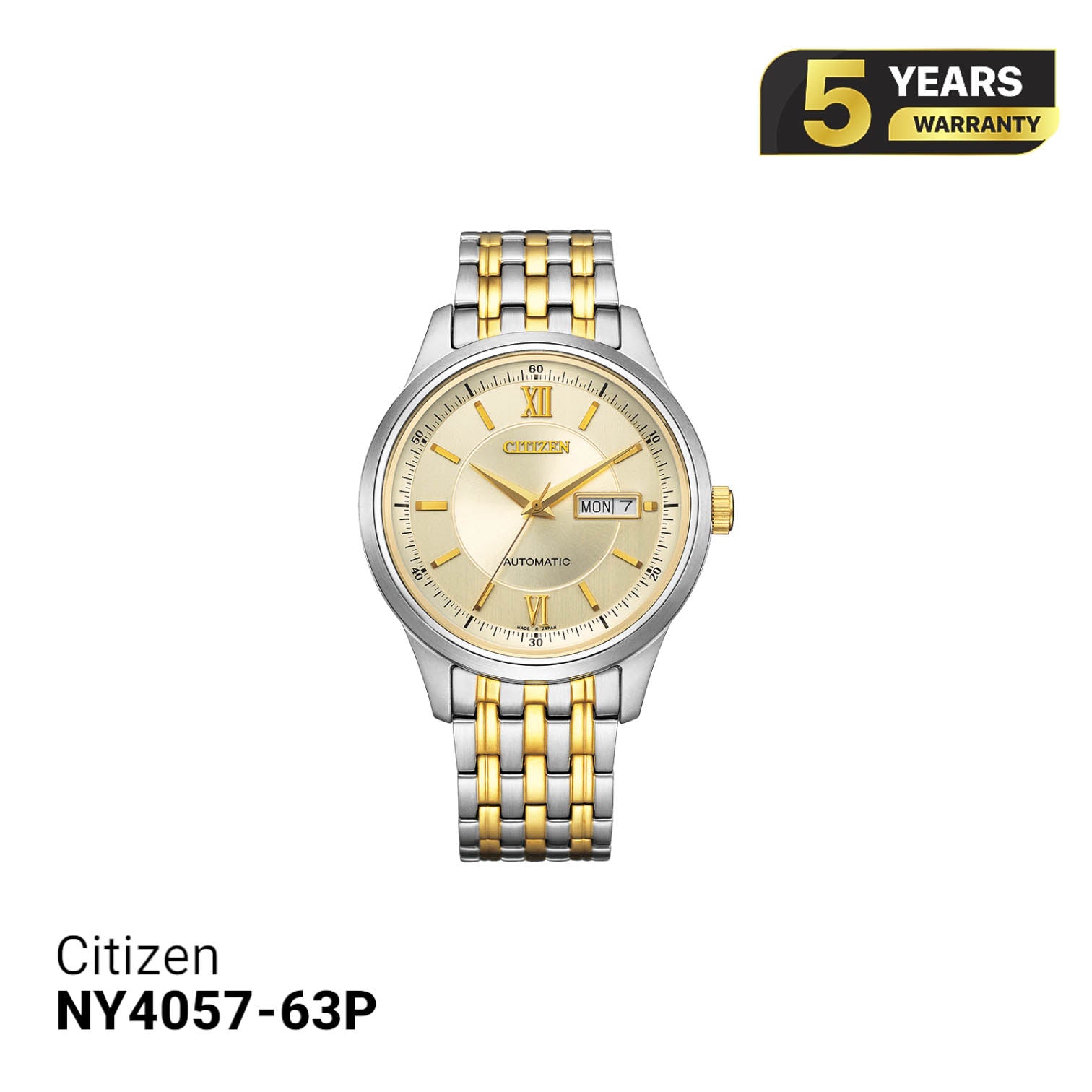 Citizen NY4057-63P စက်ပိုင်းဆိုင်ရာနာရီ