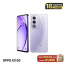 OPPO A3 4GB/128GB ခရမ်းရောင် 100% Fullbox 