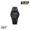 MILANO D1 Polycarbonate PCBU11 ဘက်ထရီသုံး နာရီ