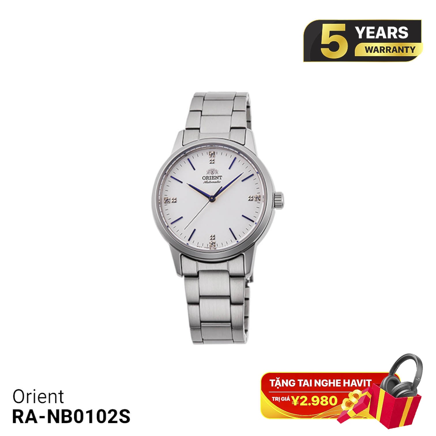 Orient RA-NB0102S အမျိုးသမီးစက်ပိုင်းဆိုင်ရာနာရီ - မှာယူမှုများလက်ခံပါသည်