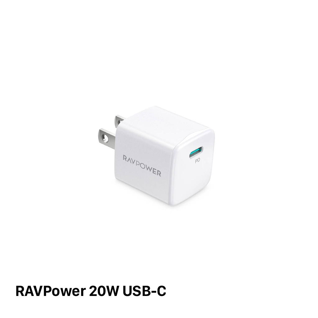 RAVPower 20W USB-C အမြန်အားသွင်းကိရိယာ 