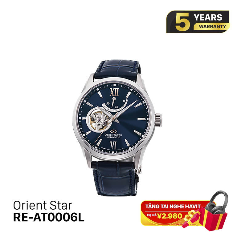 Orient Star Open Heart RE-AT0006L စက်ပိုင်းဆိုင်ရာ နာရီ (နိုင်ငံတကာဗားရှင်း)
