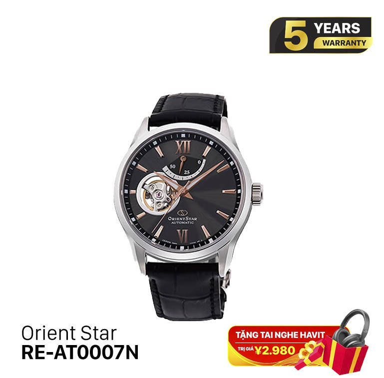 Orient Star Open Heart RE-AT0007N စက်ပိုင်းဆိုင်ရာ နာရီ (နိုင်ငံတကာဗားရှင်း)