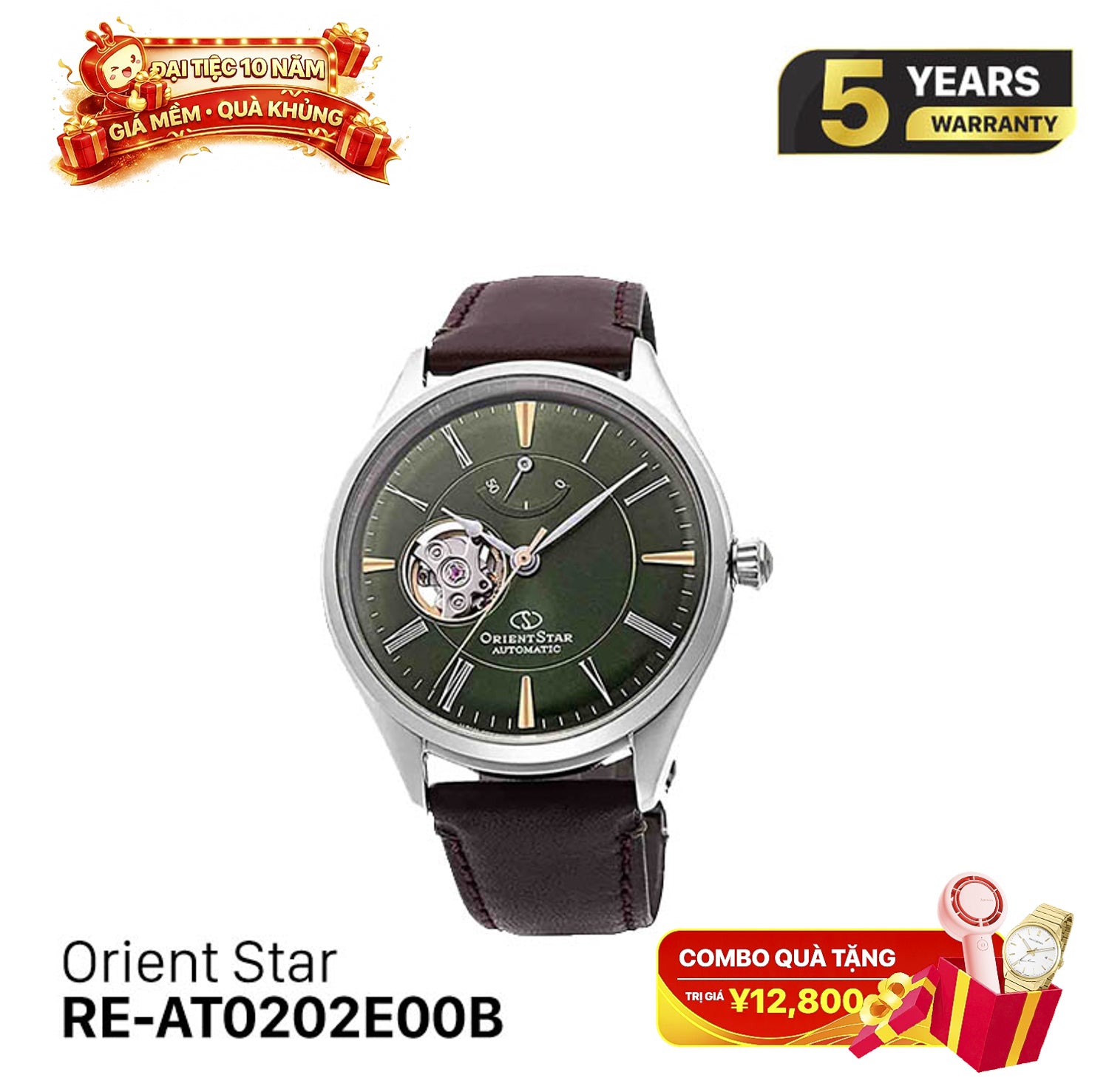 Orient Star Semi Skeleton RE-AT0202E စက်ပိုင်းဆိုင်ရာနာရီ (နိုင်ငံတကာဗားရှင်း)