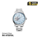 Orient Star Open Heart RK-AT0019L စက်ပိုင်းဆိုင်ရာ နာရီ (ပြည်တွင်းဈေးကွက်ဗားရှင်း)