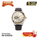 Orient Star Semi Skeleton RK-AT0201G စက်ပိုင်းဆိုင်ရာ နာရီ (ပြည်တွင်းဈေးကွက်ဗားရှင်း)