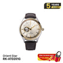 Orient Star Semi Skeleton RK-AT0201G စက်ပိုင်းဆိုင်ရာ နာရီ (ပြည်တွင်းဈေးကွက်ဗားရှင်း)