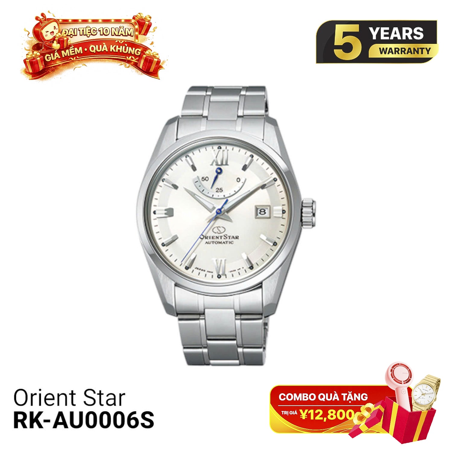 Orient Star Standard RK-AU0006S စက်ပိုင်းဆိုင်ရာနာရီ (ပြည်တွင်းဈေးကွက်ဗားရှင်း)
