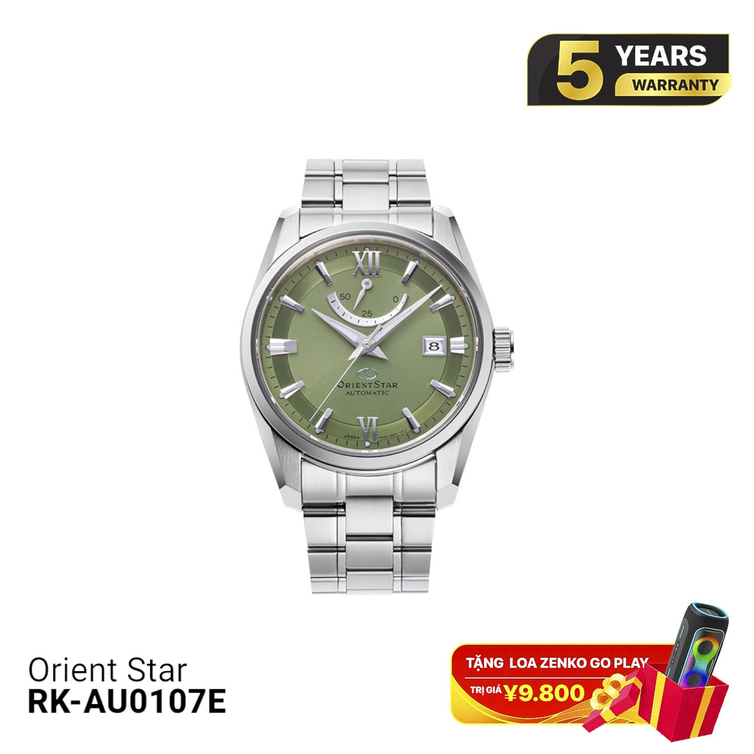 Orient Star Standard RK-AU0107E စက်ပိုင်းဆိုင်ရာနာရီ (ပြည်တွင်းဈေးကွက်ဗားရှင်း)