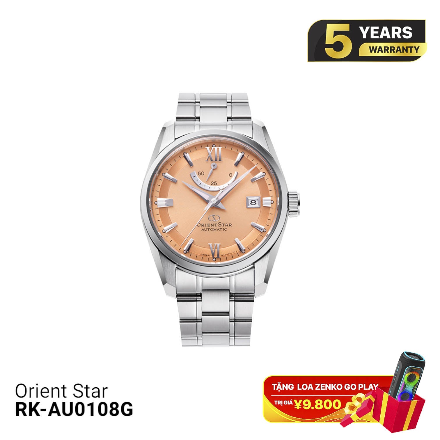 Orient Star Standard RK-AU0108G စက်ပိုင်းဆိုင်ရာနာရီ (ပြည်တွင်းဈေးကွက်ဗားရှင်း)