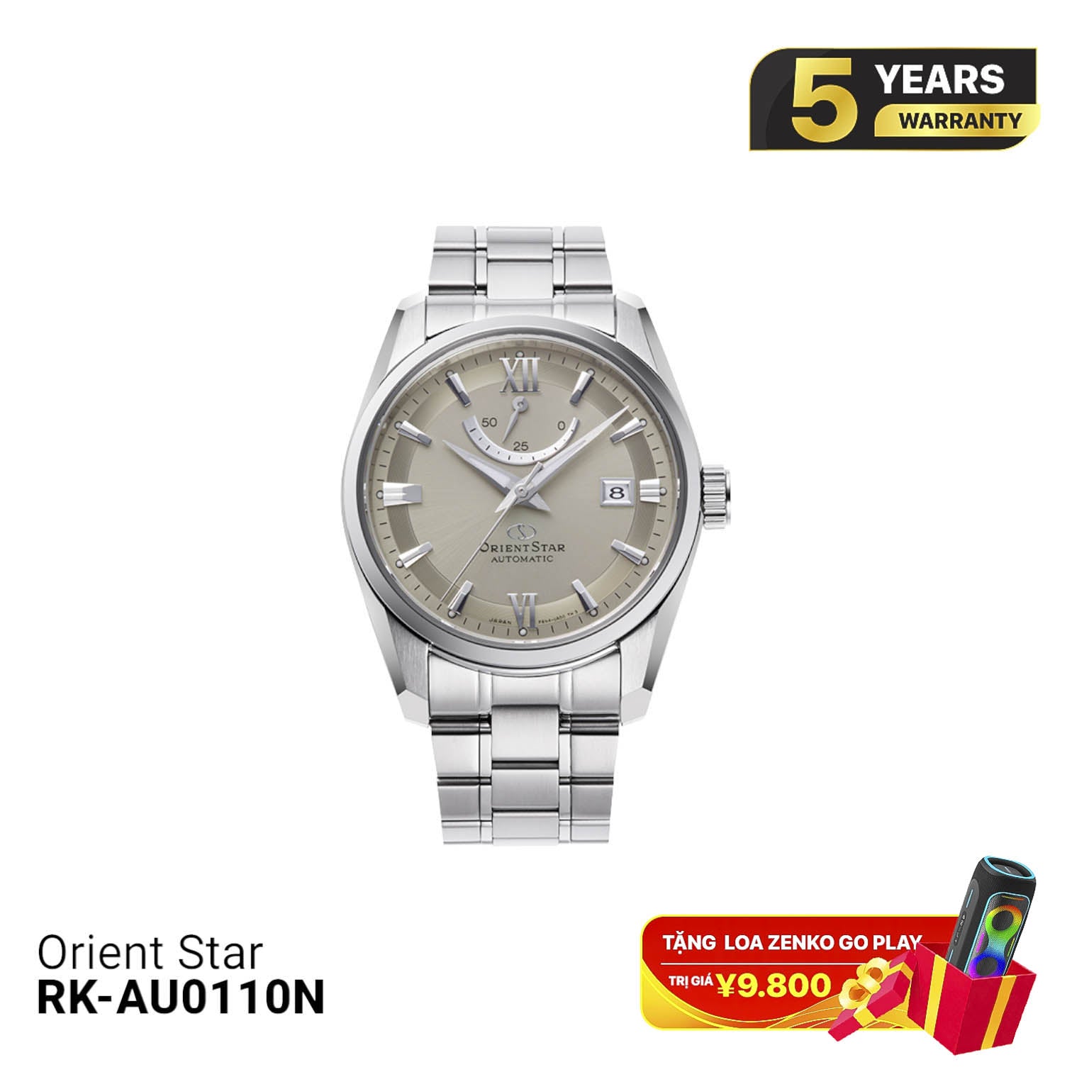 Orient Star Standard RK-AU0110N စက်ပိုင်းဆိုင်ရာနာရီ (ပြည်တွင်းဈေးကွက်ဗားရှင်း)