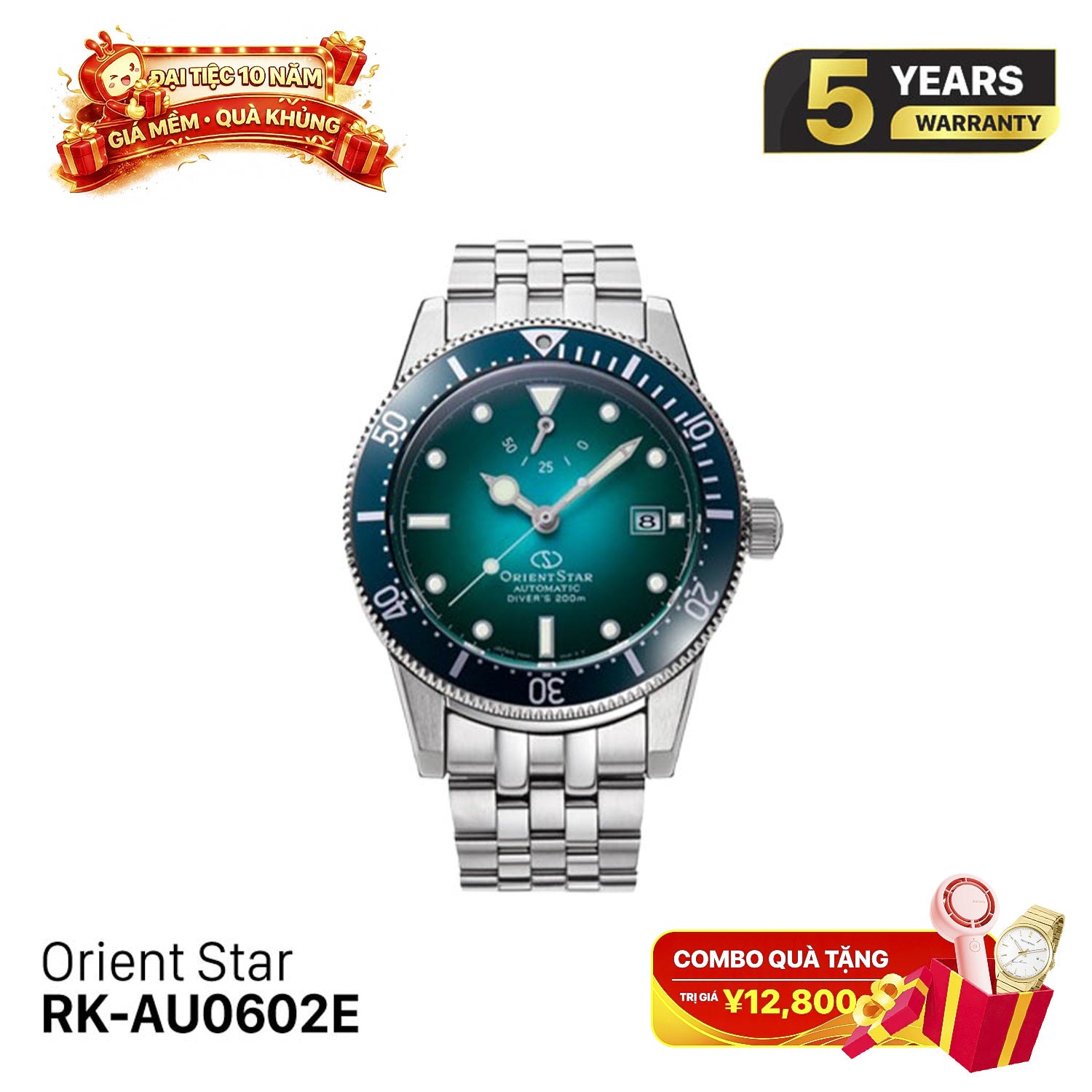 Orient Star Diver 1964 ဒုတိယထုတ်ဝေမှု F6 စက်ပိုင်းဆိုင်ရာနာရီ၊ ရက်စွဲ 200 မီတာ၊ RK-AU0602E - (ပြည်တွင်းဈေးကွက်ဗားရှင်း) - မှာယူမှုများလက်ခံသည်