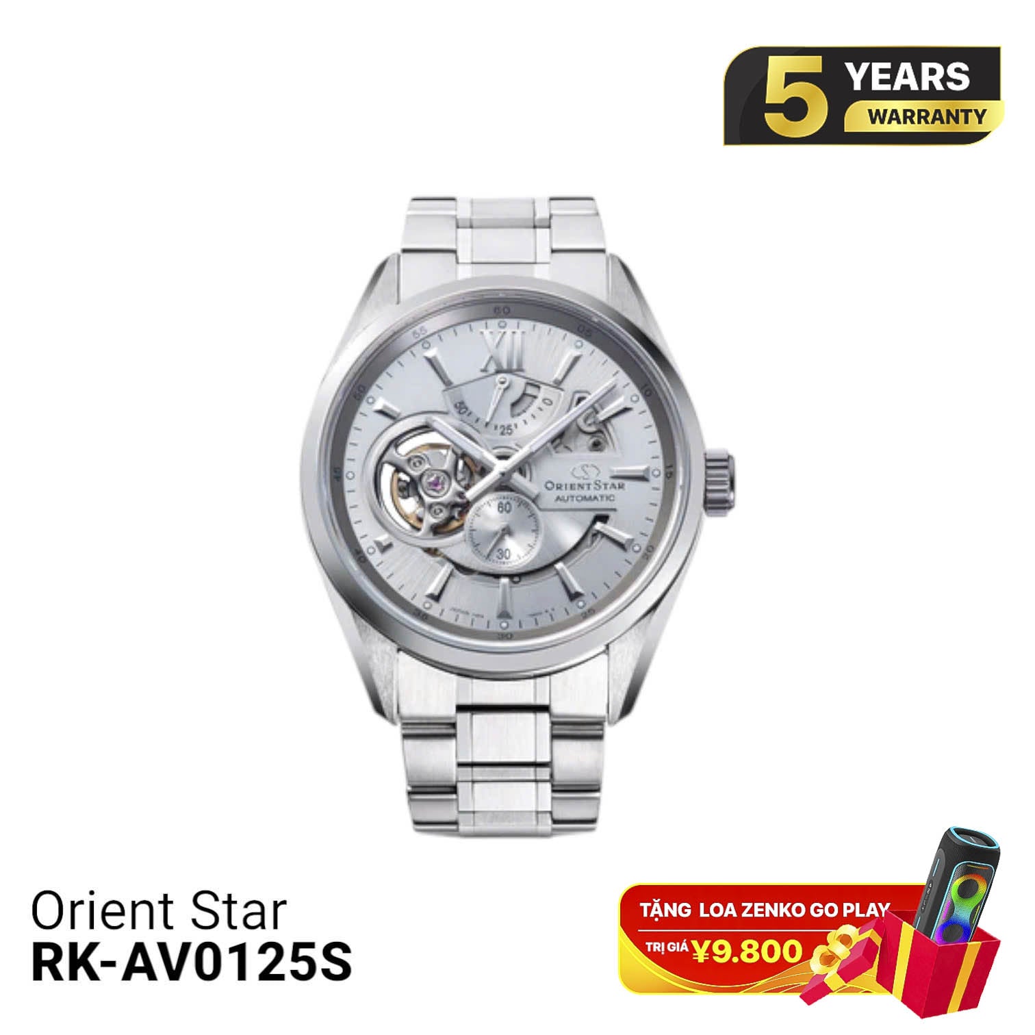 Orient Star Joker RK-AV0125S စက်ပိုင်းဆိုင်ရာ နာရီ (ပြည်တွင်းဗားရှင်း)