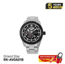 Orient Star Avant-Garde Skeleton RK-AV0A01B စက်ပိုင်းဆိုင်ရာ နာရီ (ပြည်တွင်းဈေးကွက်ဗားရှင်း)
