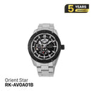 Orient Star Avant-Garde Skeleton RK-AV0A01B စက်ပိုင်းဆိုင်ရာ နာရီ (ပြည်တွင်းဈေးကွက်ဗားရှင်း)