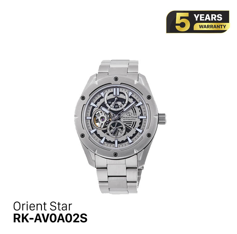 Orient Star Avant-Garde Skeleton RK-AV0A02S စက်ပိုင်းဆိုင်ရာနာရီ (ပြည်တွင်းဈေးကွက်ဗားရှင်း) - မှာယူမှုများလက်ခံသည်