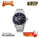 Orient Star Layered Skeleton စက်ပိုင်းဆိုင်ရာ နာရီ RK-AV0B03B (ပြည်တွင်းဈေးကွက် ဗားရှင်း)