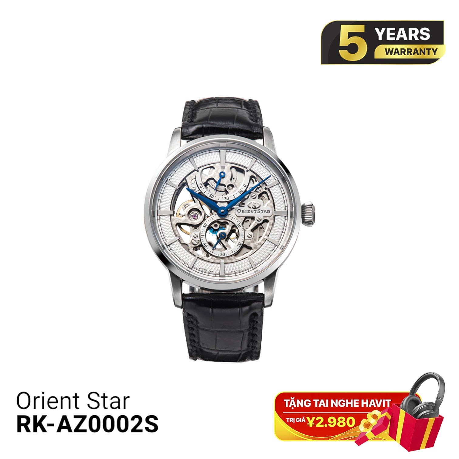 Orient Star F8 Skeleton လက်လှည့်စက်နာရီ RK-AZ0002S - (ပြည်တွင်းဈေးကွက်ဗားရှင်း) - မှာယူမှုများလက်ခံပါသည်
