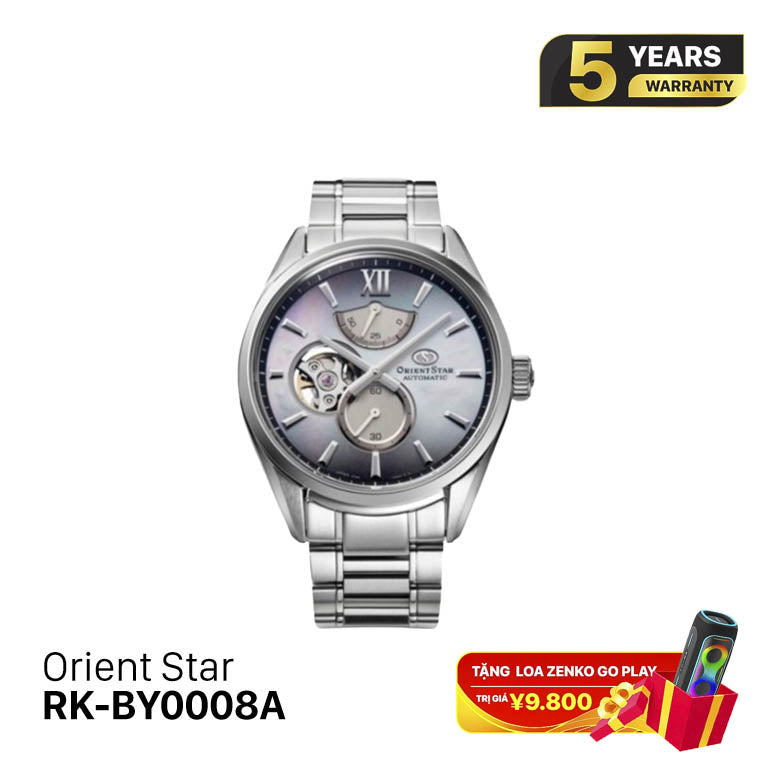 Orient Star Semi Skeleton M34 F7 အကန့်အသတ်ထုတ် RK-BY0008A စက်ပိုင်းဆိုင်ရာနာရီ (ပြည်တွင်းဈေးကွက်ဗားရှင်း)