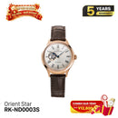 Orient Star Classic Semi Skeleton RK-ND0003S အမျိုးသမီးစက်ပိုင်းဆိုင်ရာနာရီ (ပြည်တွင်းဈေးကွက်ဗားရှင်း)