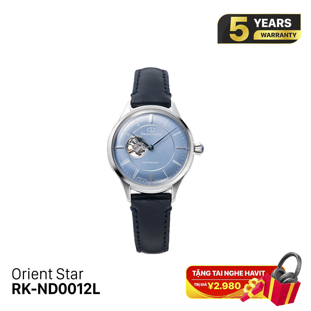 Orient Star Semi-Skeleton RK-ND0012L အမျိုးသမီးစက်ပိုင်းဆိုင်ရာနာရီ (ပြည်တွင်းဈေးကွက်ဗားရှင်း)