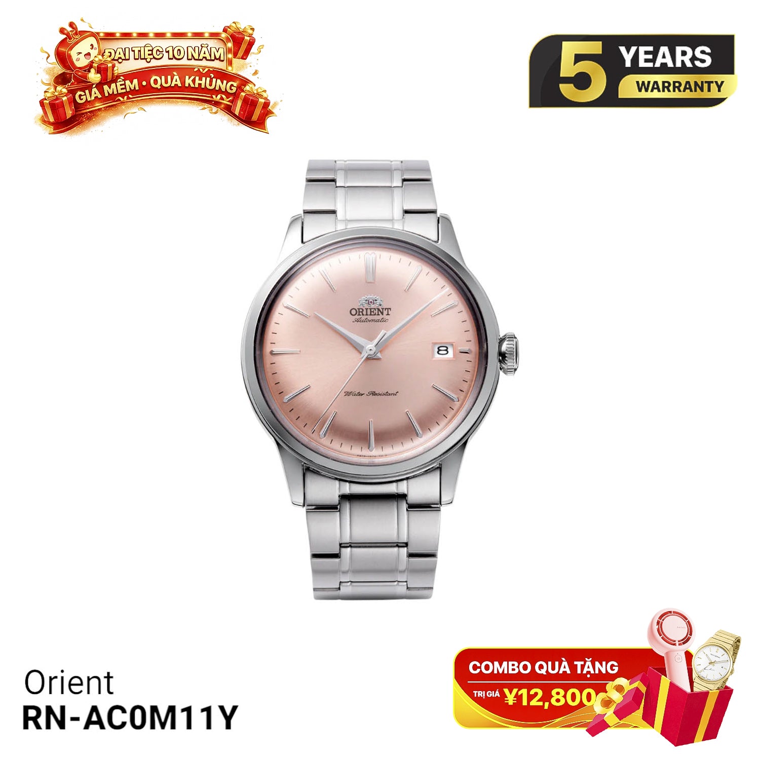 Orient Bambino RN-AC0M11Y စက်ပိုင်းဆိုင်ရာနာရီ