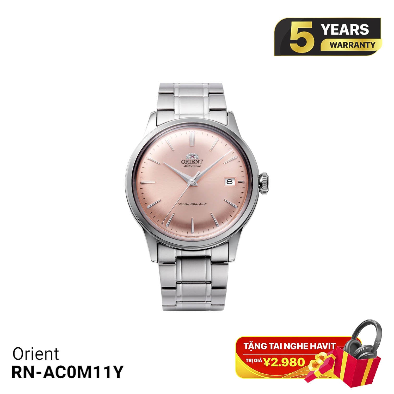 Orient Bambino RN-AC0M11Y စက်ပိုင်းဆိုင်ရာနာရီ