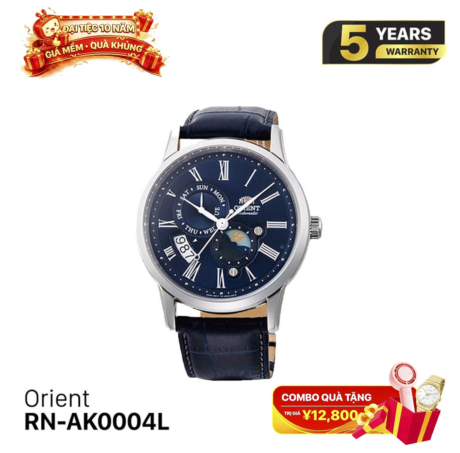 Orient Sun Moon Gen 3 RN-AK0004L စက်ပိုင်းဆိုင်ရာနာရီ