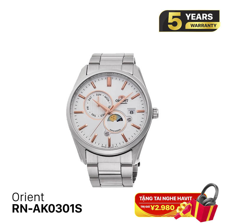 Orient Sun Moon Gen 5 RN-AK0301S စက်ပိုင်းဆိုင်ရာနာရီ