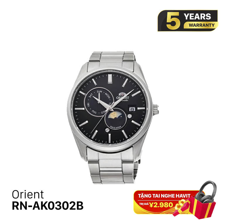 Orient Sun Moon Gen 5 RN-AK0302B စက်ပိုင်းဆိုင်ရာနာရီ